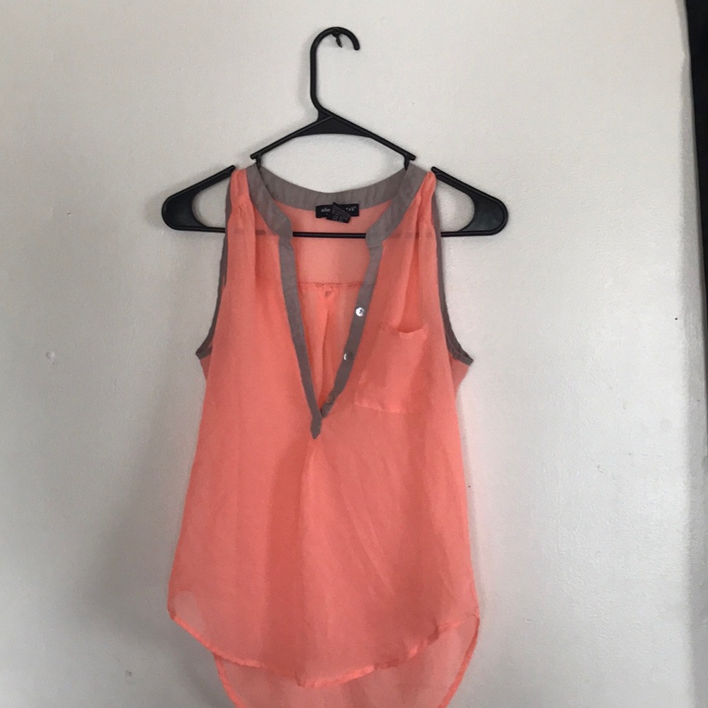 Silk see through shirt